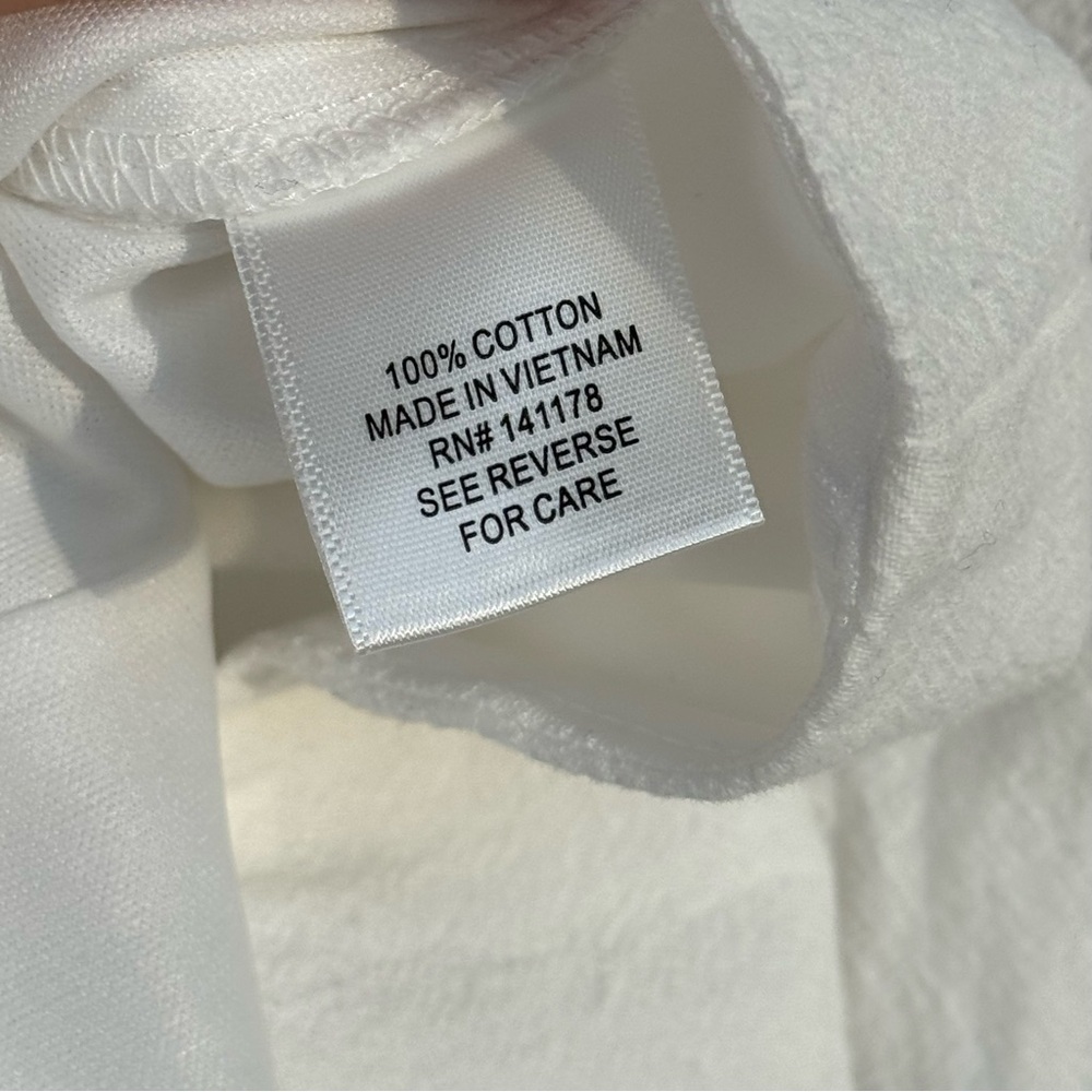 Kirious Los Angeles White Cotton Corset Vest Top NWT Size L - Picture 6 of 8